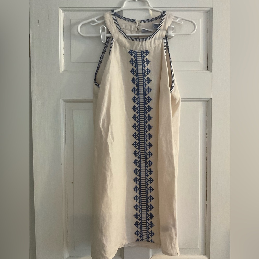 Sigrid Olsen Linen Mini Dress
